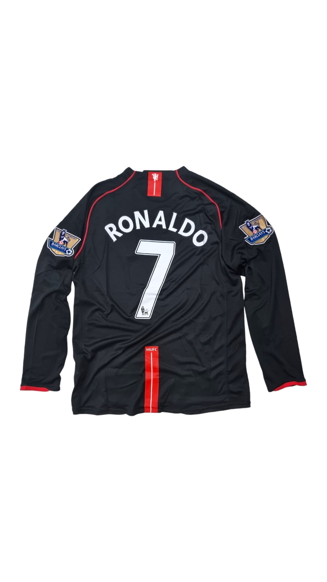 Manchester United 2007/08 Visitante Manga Larga - Cristiano Ronaldo - Imagen 2