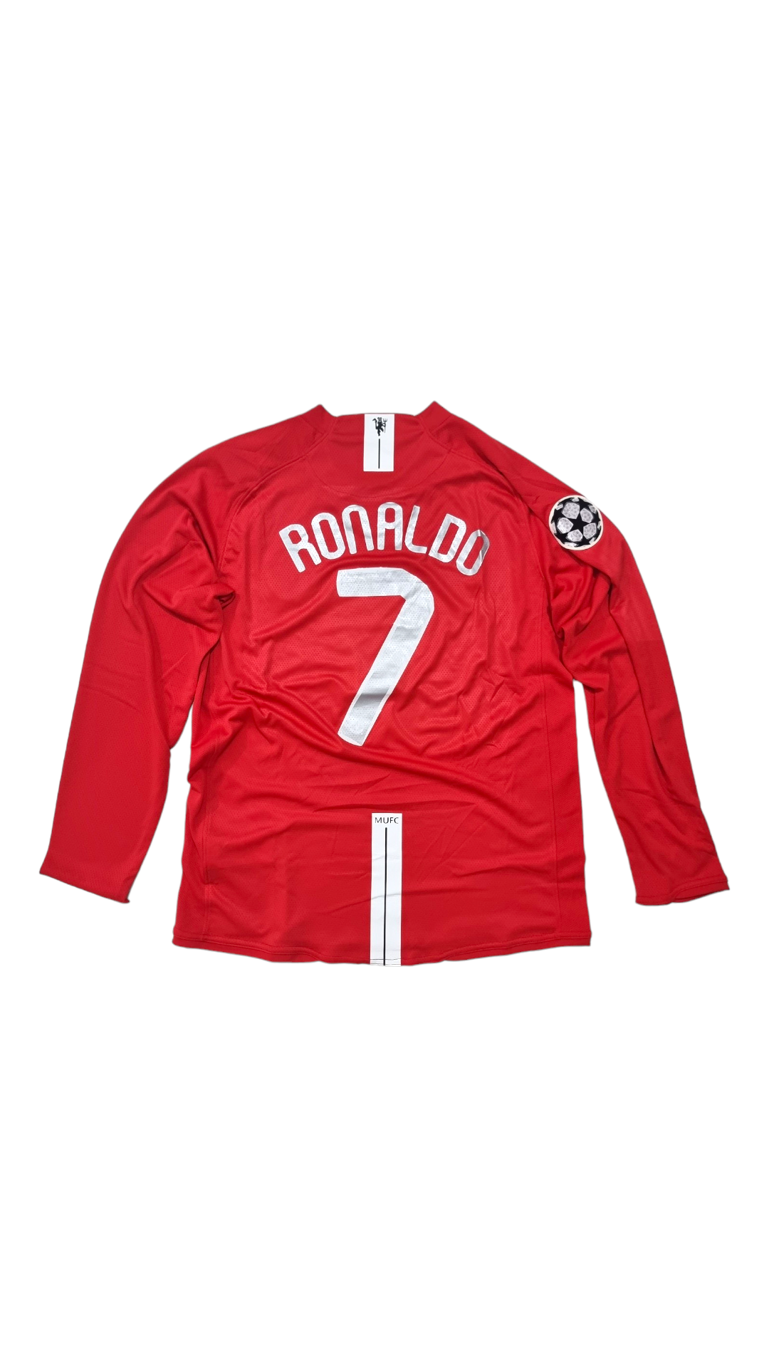Manchester United 2007/08 Local Manga Larga - Cristiano Ronaldo - Imagen 2