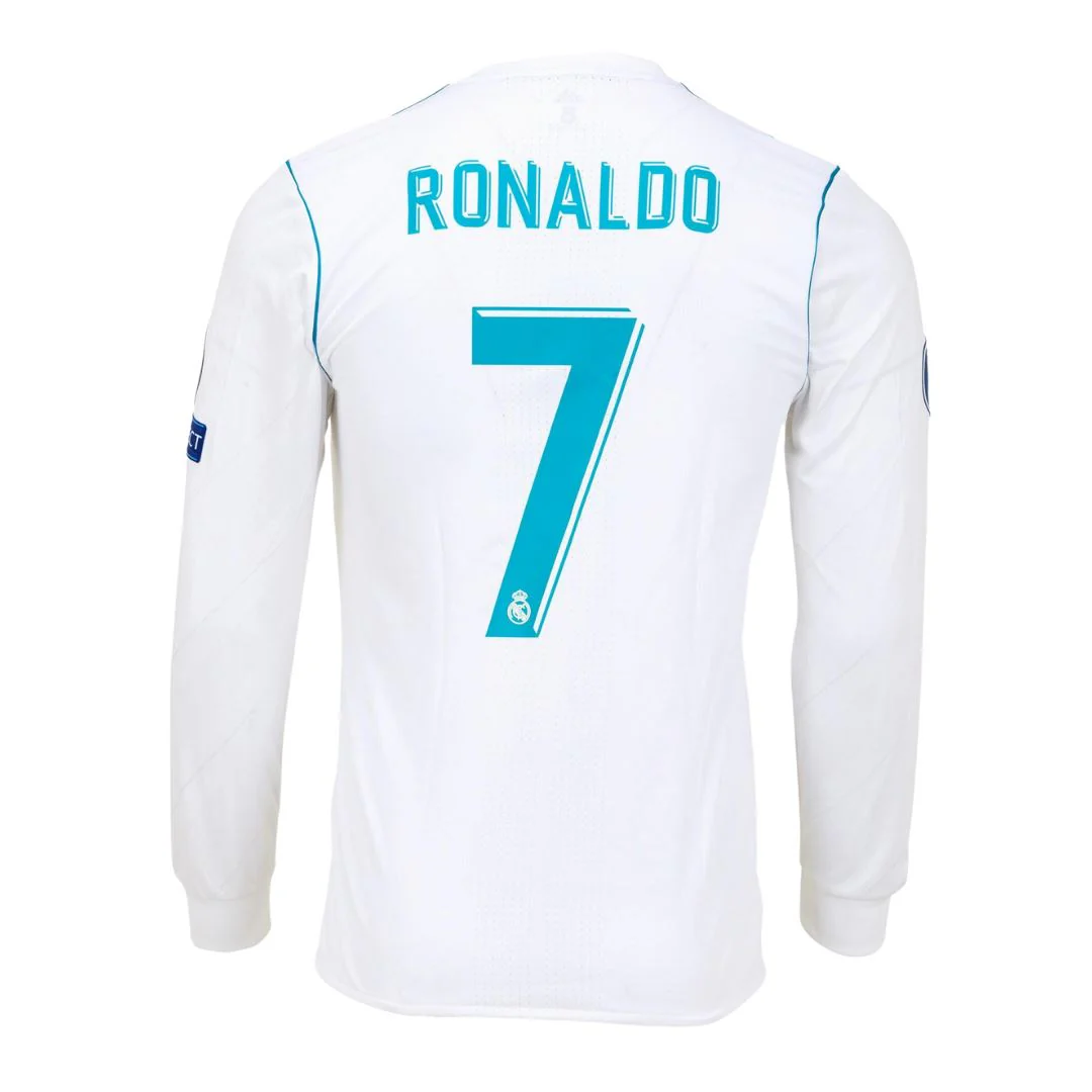 Real Madrid 2017/18 Local Manga Larga - Cristiano Ronaldo - Imagen 2